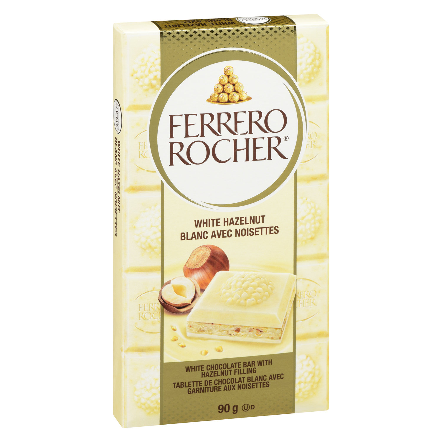 Ferrero Rocher Tablette chocolat noisette Original 90 g