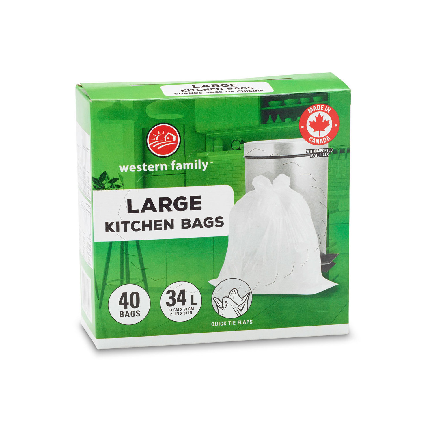 Hefty Basics 13 Gallon Drawstring Tall Kitchen Bags 54 Ct Box