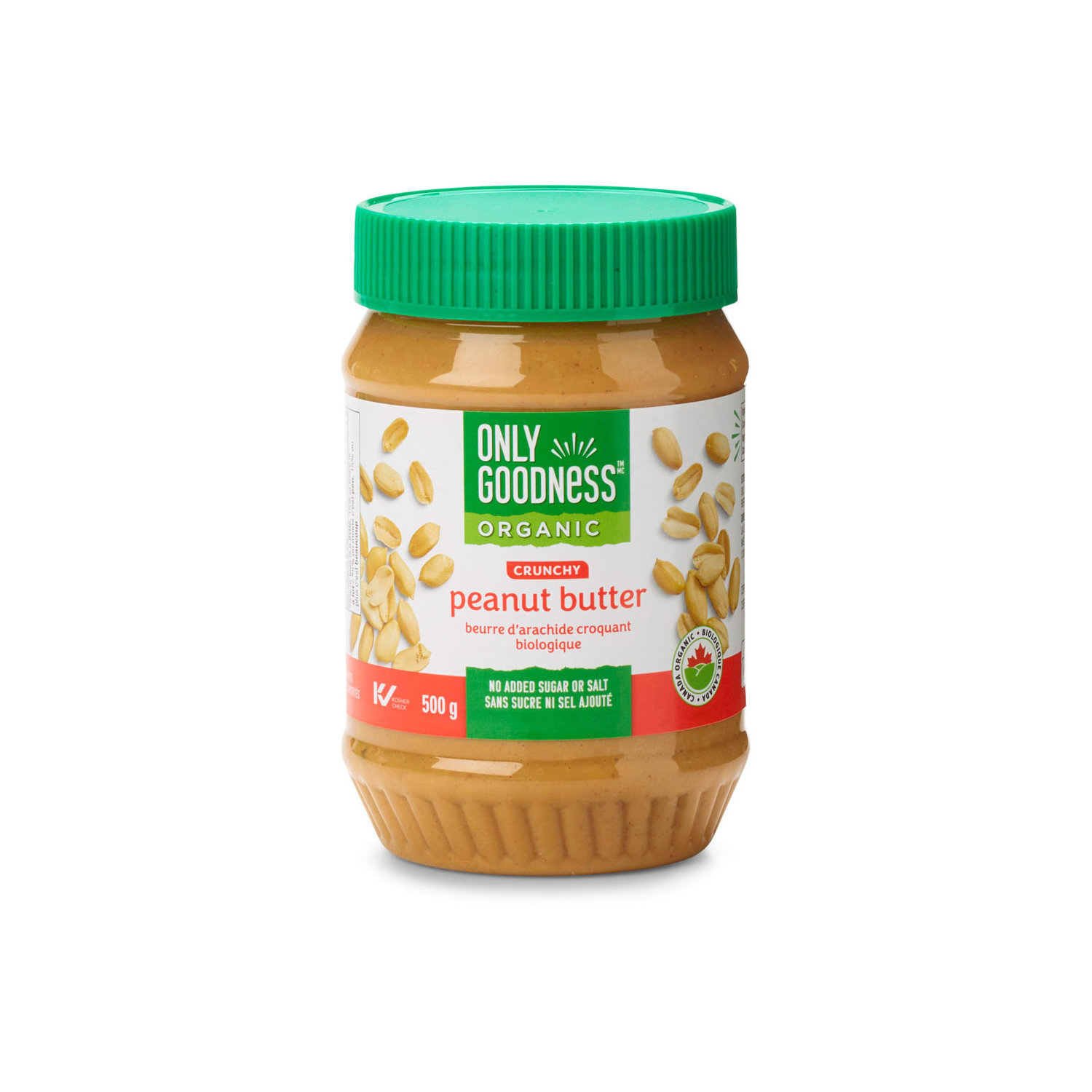 PC Organics Organic Crunchy Peanut Butter - 500 g