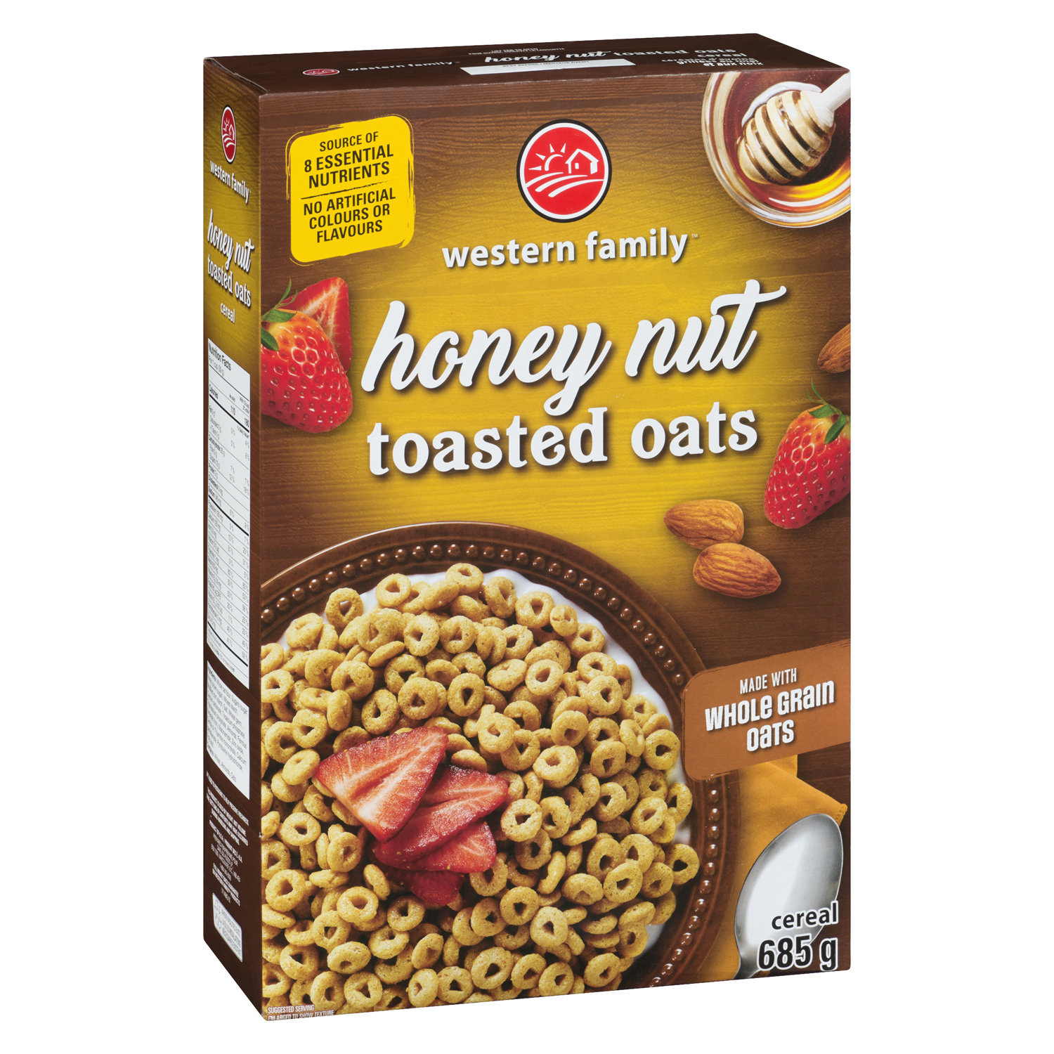 Western Family - Cereal, Honey Nut Toasted Oats - Save-On-Foods