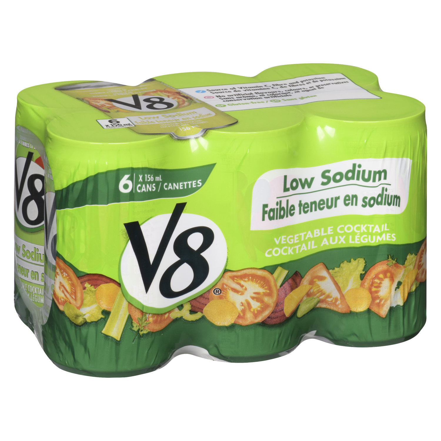 V8 - Vegetable Cocktail - Low Sodium - Save-On-Foods