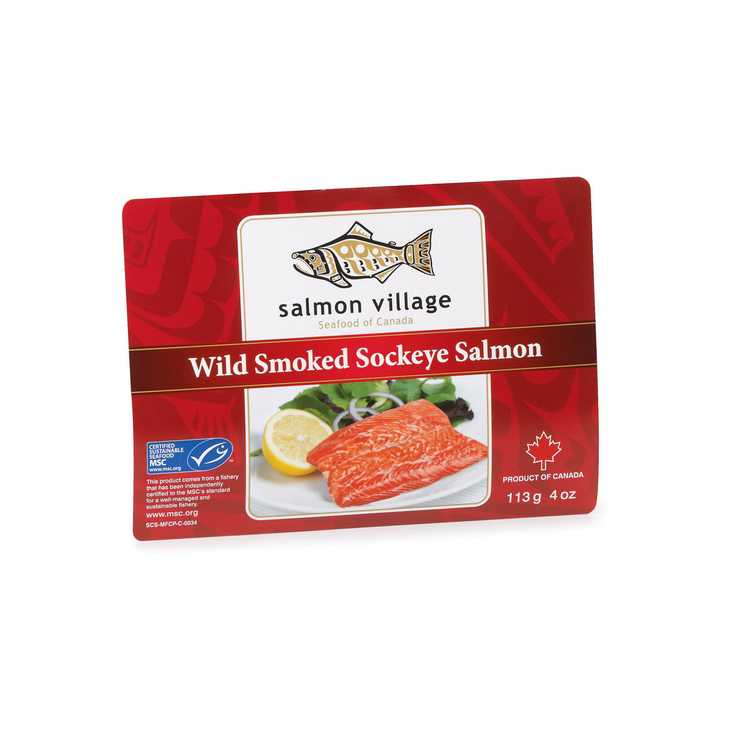 Salmon Village - Wild Smoked Sockeye Salmon - Save-On-Foods