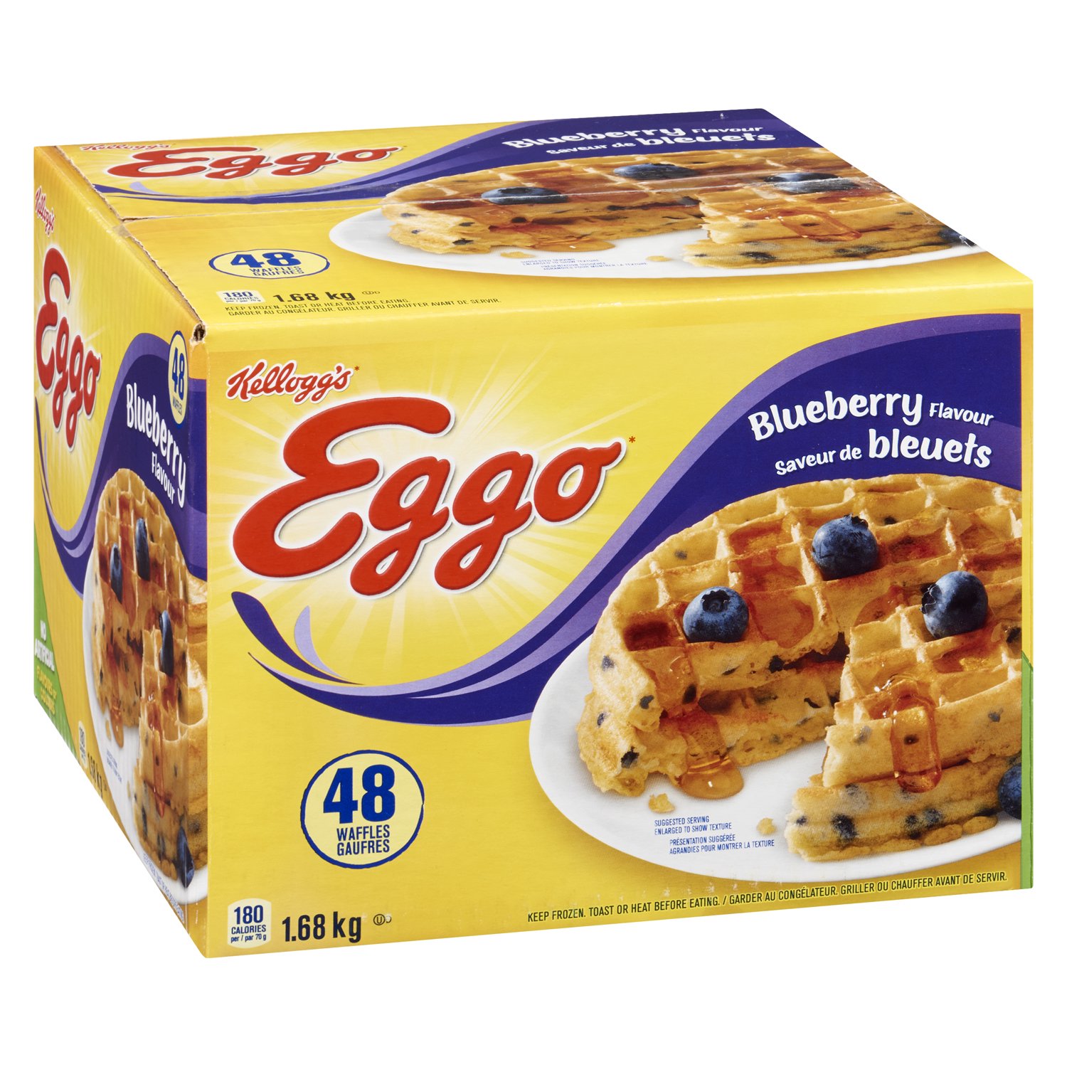 Kellogg S Eggo Waffles Blueberry