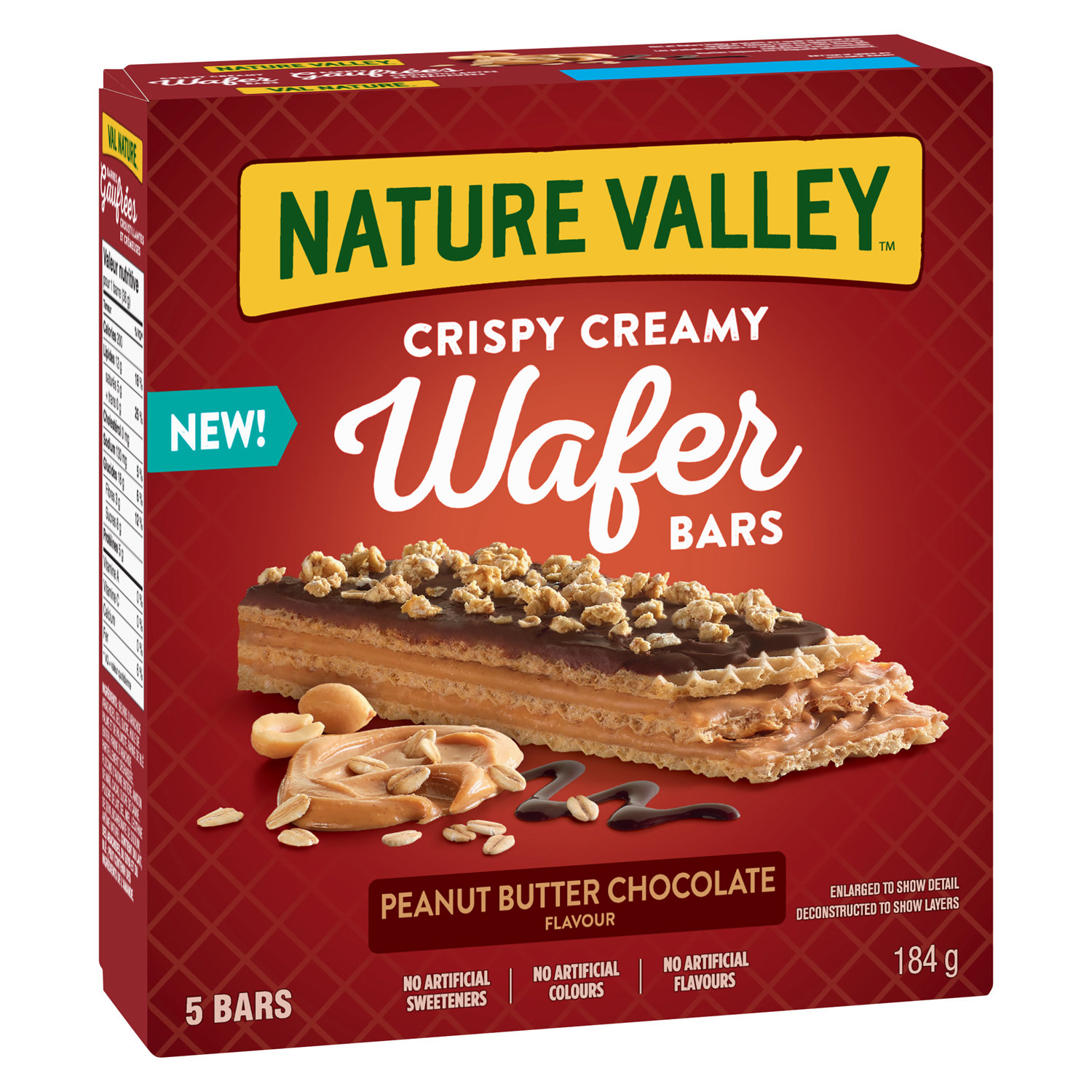 Nature Valley Wafer Bars Crispy Creamy Peanut Butter Choc 