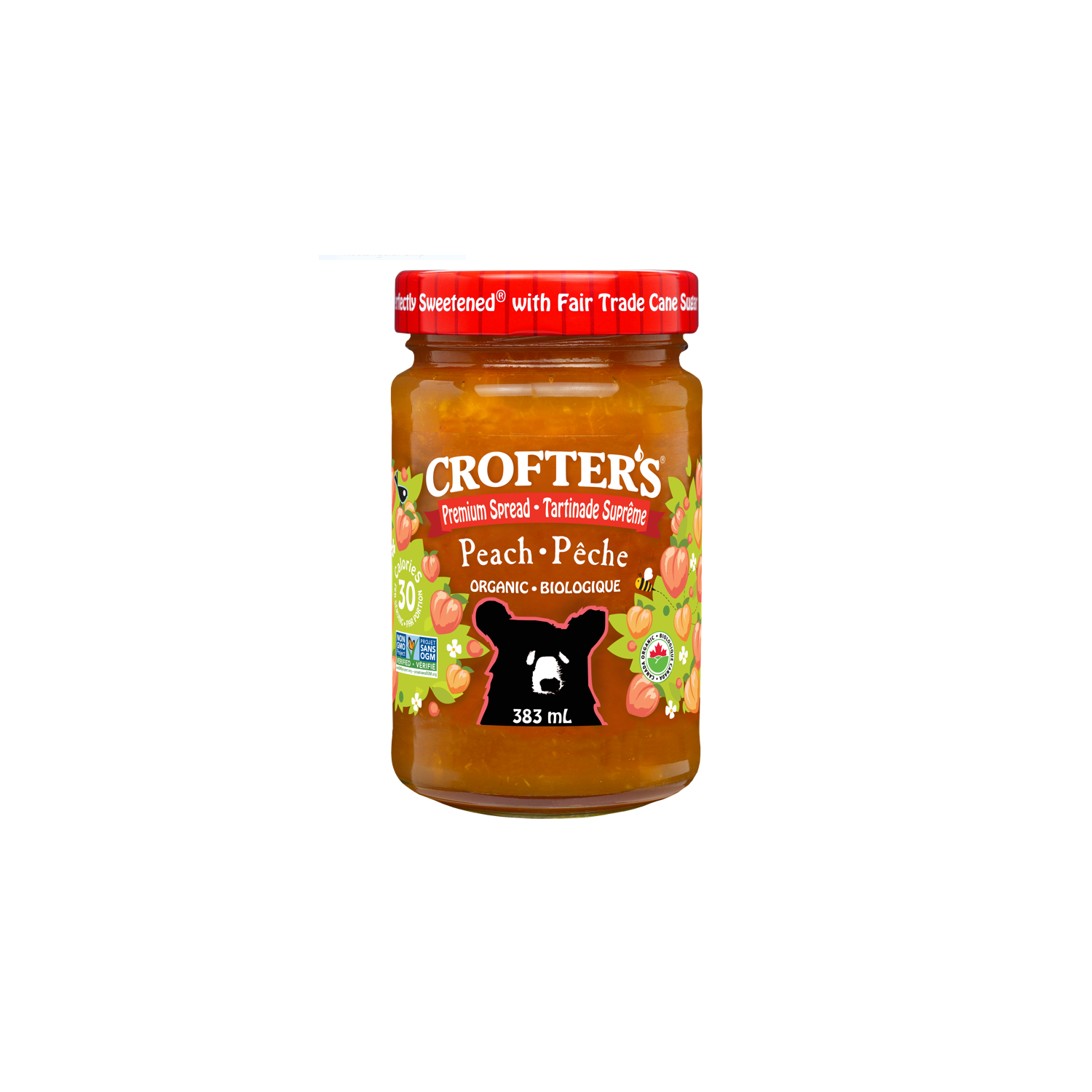 Organic Peach Jam  Crofter's Organic