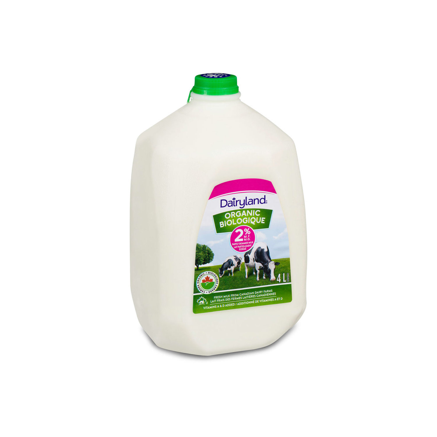 Lait biologique 3,8% (2L)