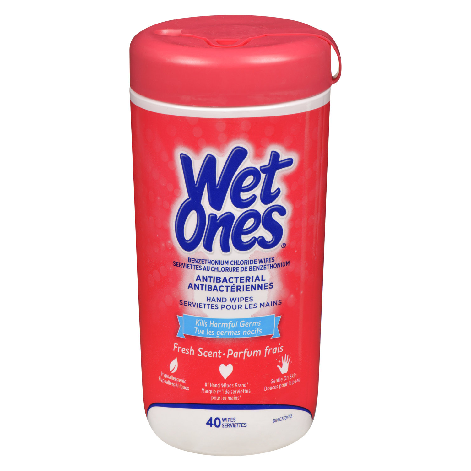 Wet Ones - Hand & Face Wipes, Vitamin E & Aloe