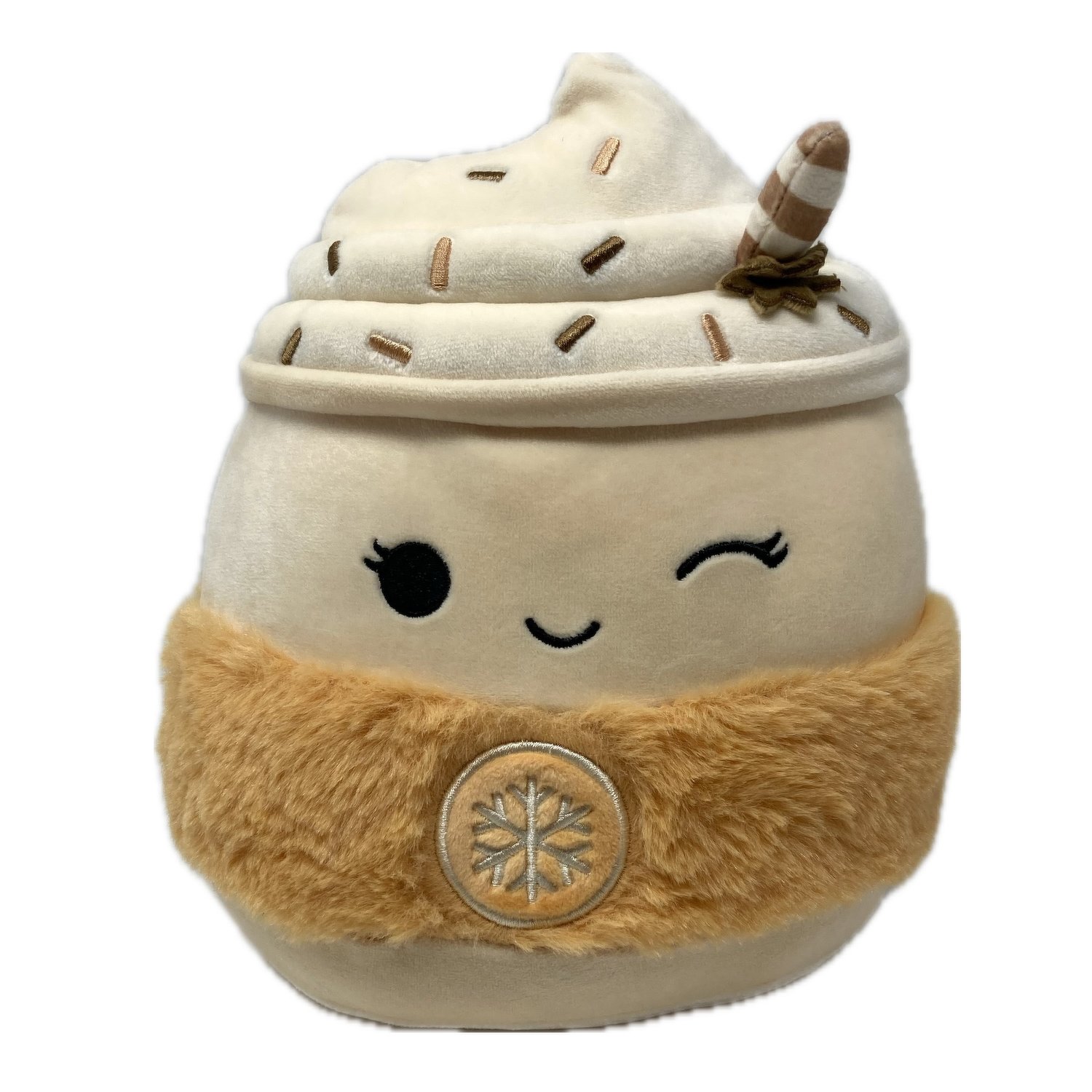 Squishmallows 8 Brown Gingerbread With Trapper Hat Plush