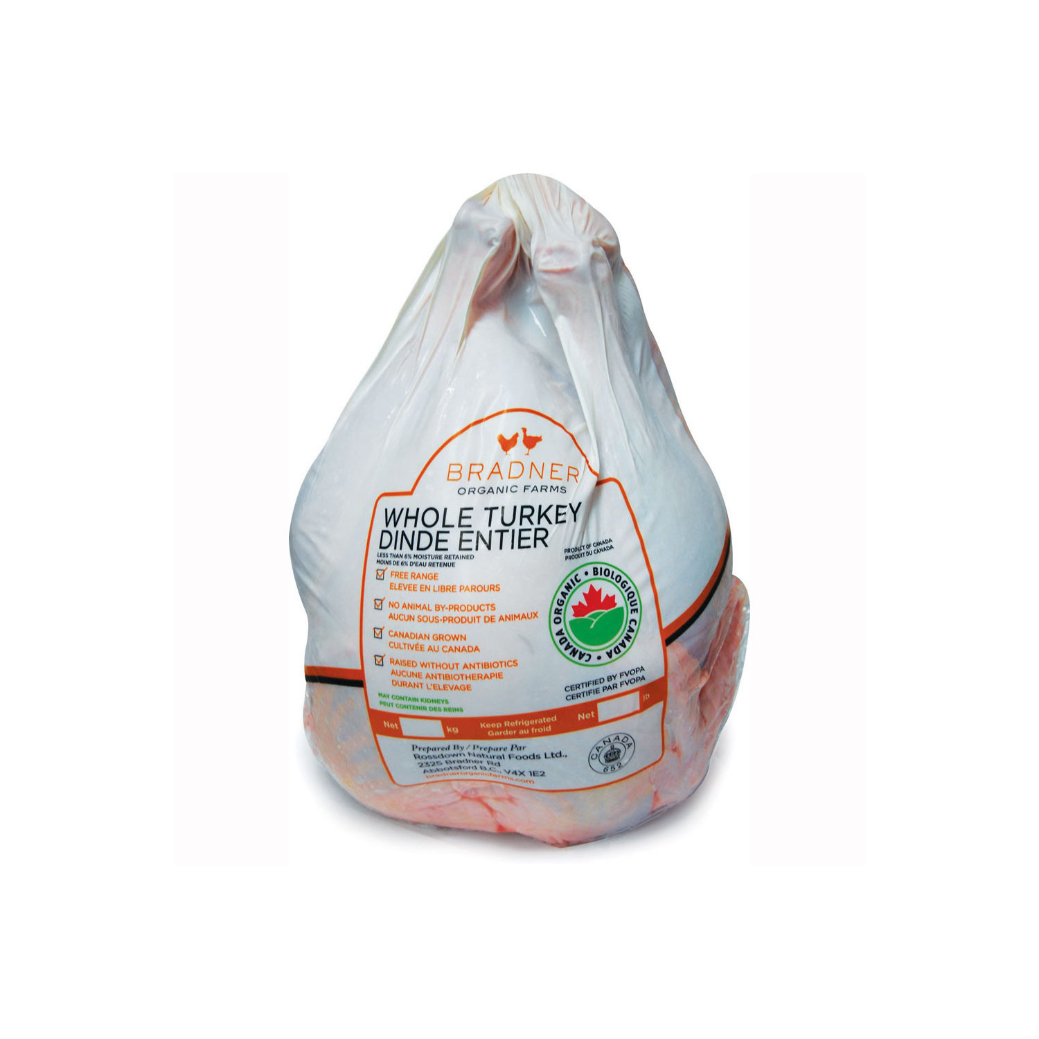 Turkey - Whole Organic Turkey Frozen