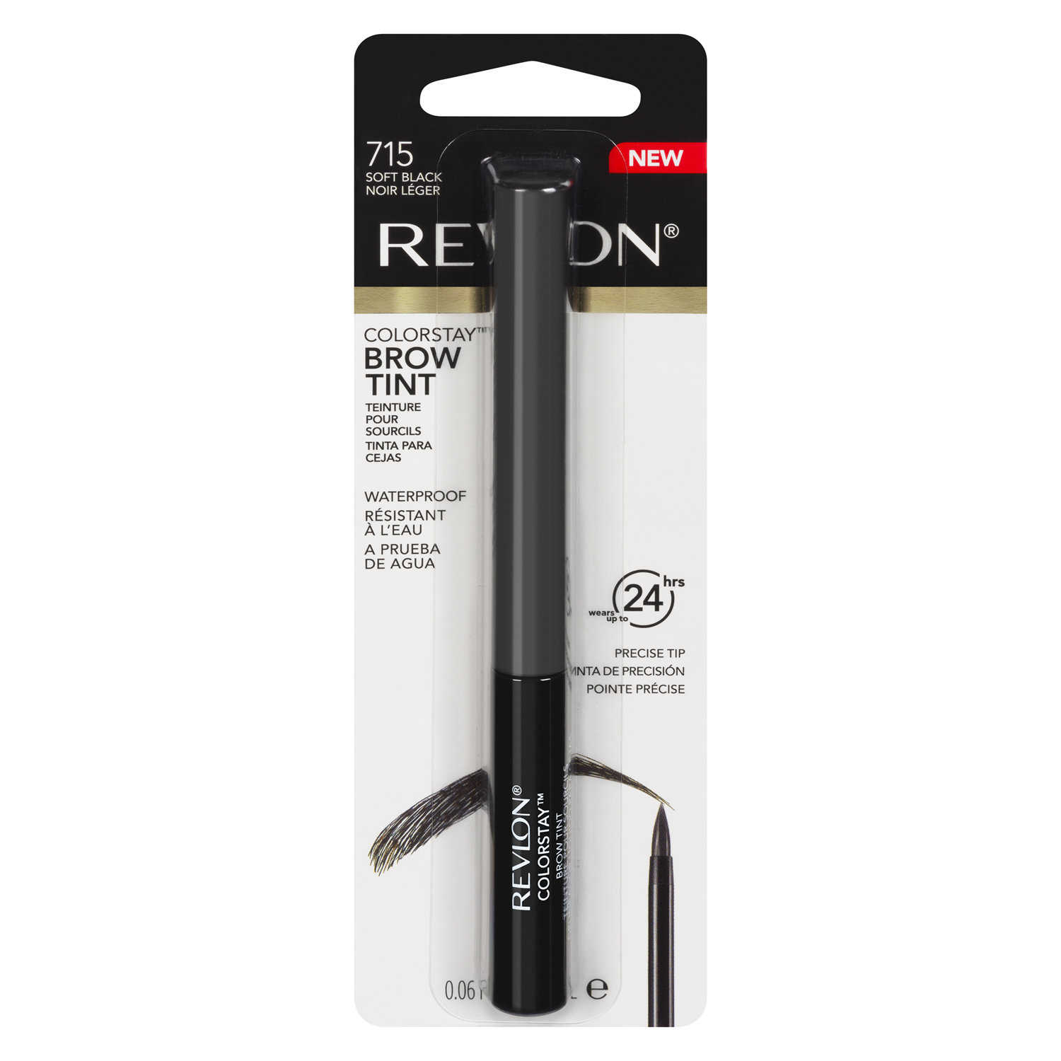 Revlon colorstay brow deals tint soft black