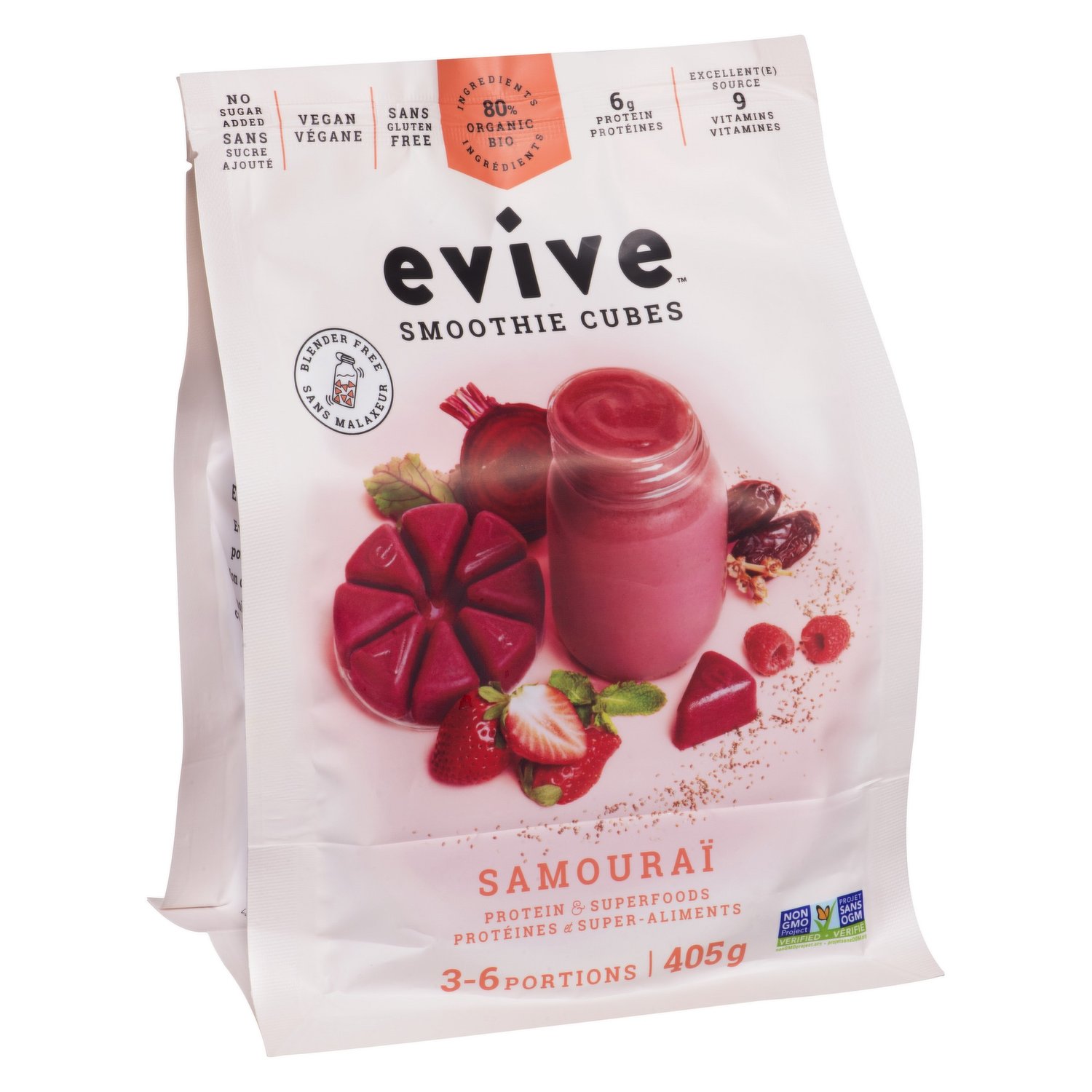 Evive Asana Smoothie Cubes Organic