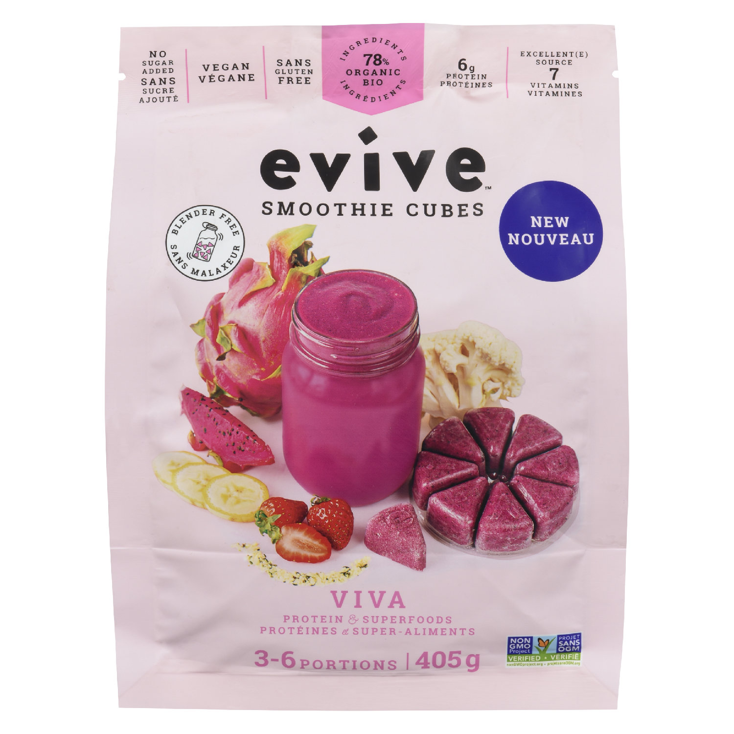 NEW! Evive Smoothie Cubes. Making smoothies quick and easy! No blender  needed, just pop the cubes and cover with liquid of choice, let melt, shake  and go😀 or blend for instant smoothie.