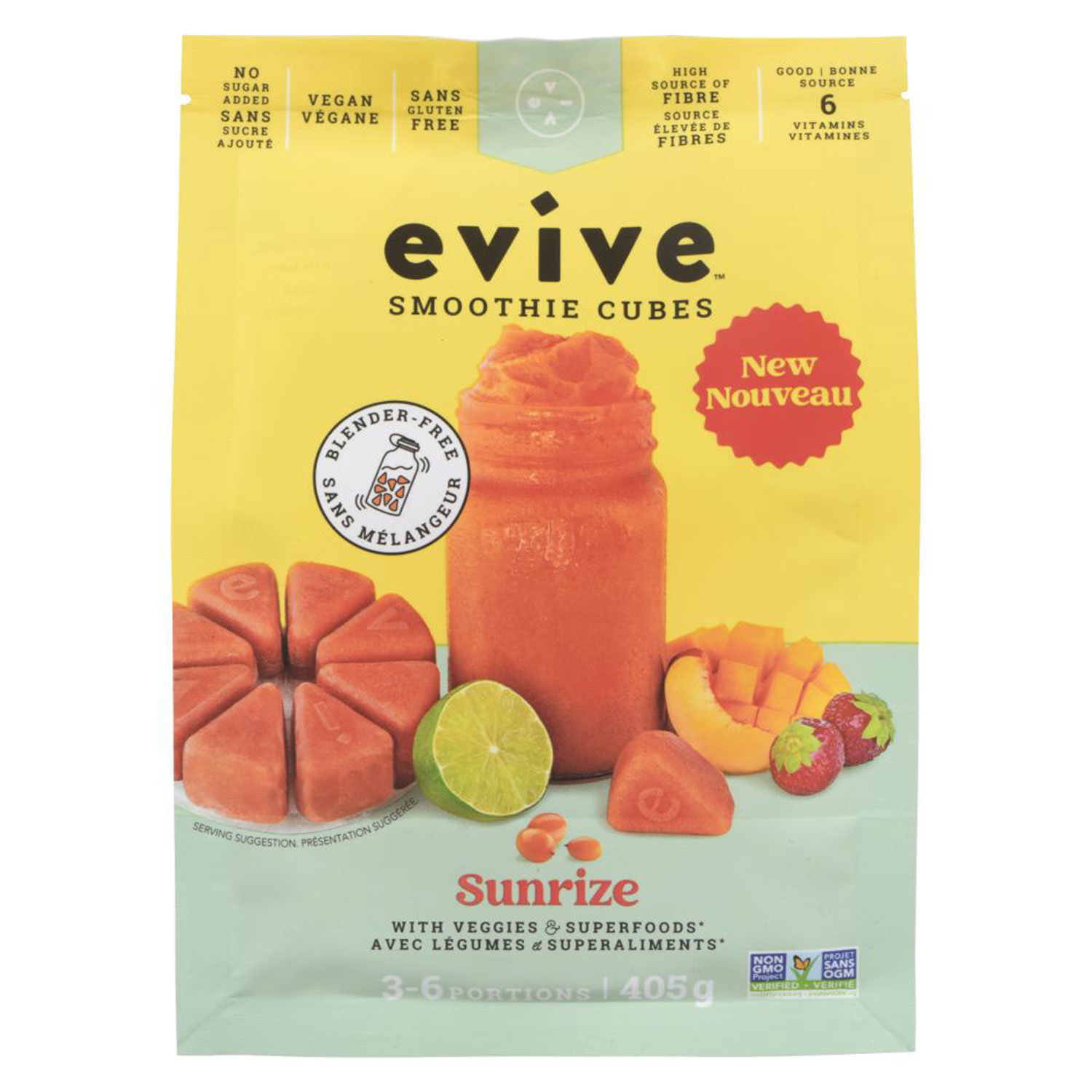 Evive™ Nutrition Sunrize Smoothie Cubes, 10.58 oz - Kroger