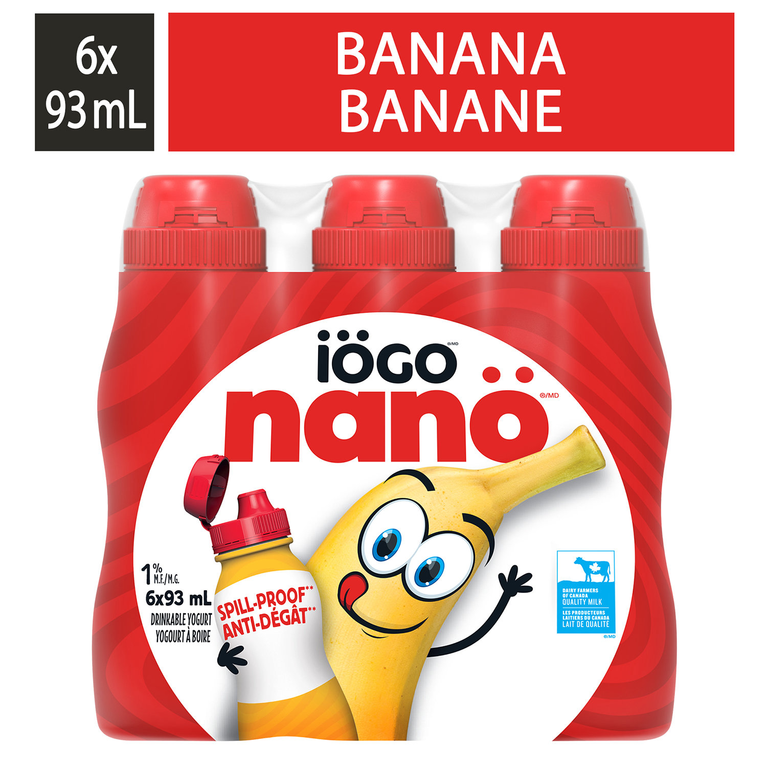 Iogo - Nano Drinkable Yogurt - Strawberry - Save-On-Foods