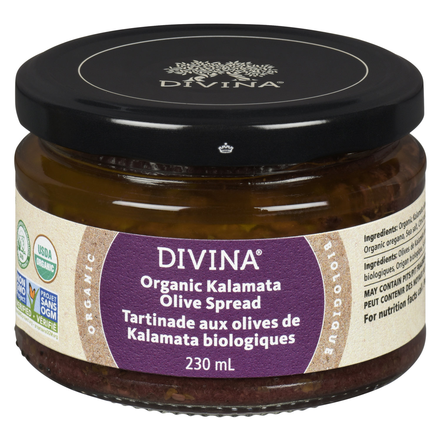 Divina - Organic Kalamata Spread - Urban Fare