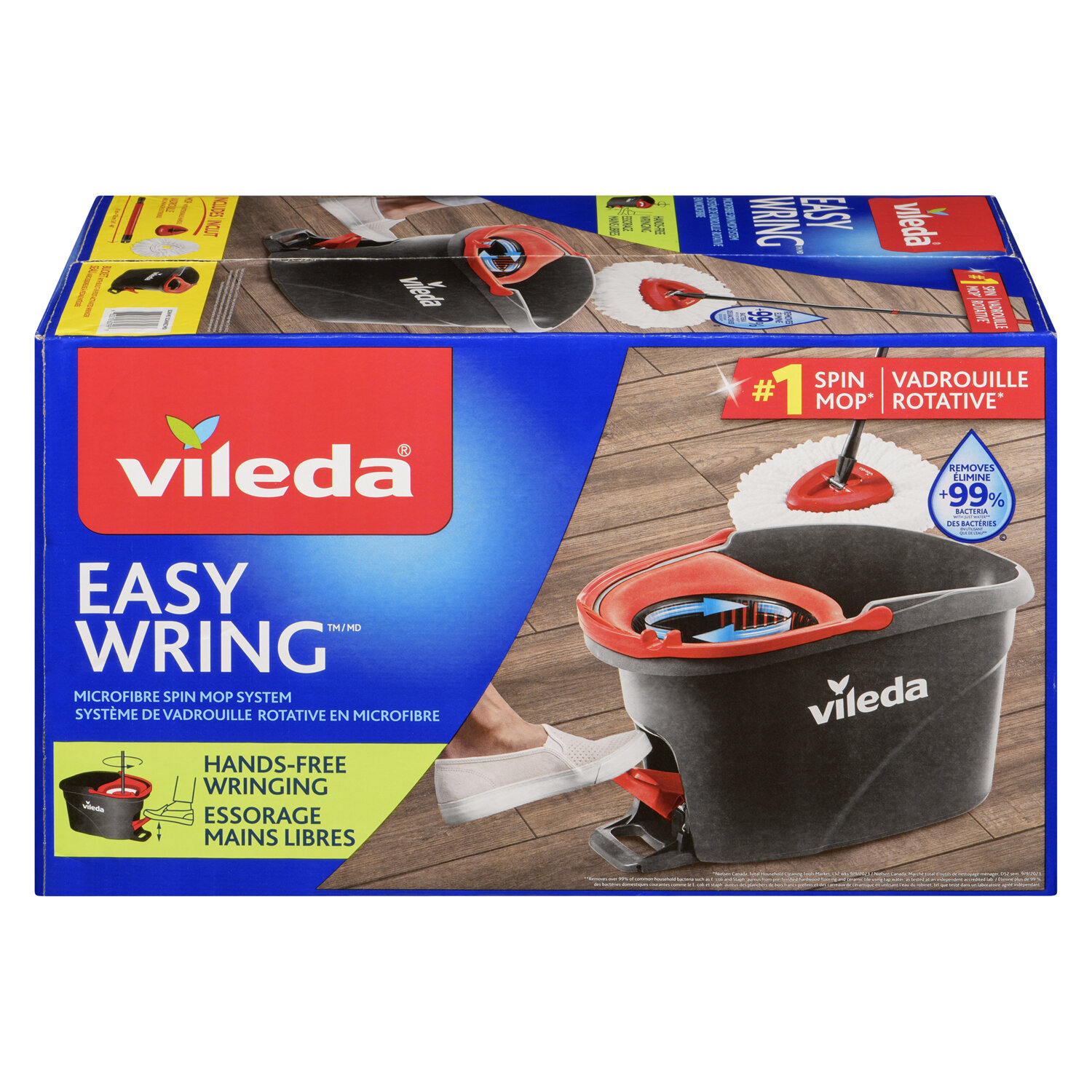 Vileda Easy Wring and Clean Microfibre Mop and India