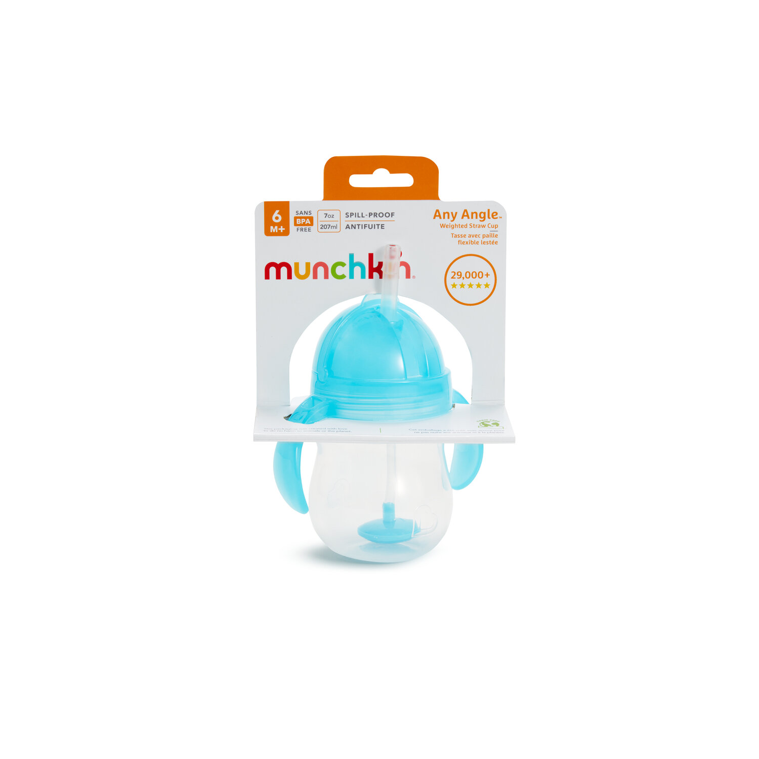 Munchkin Click Lock Flip Straw Cup, 9 oz, Assorted - 2 pack