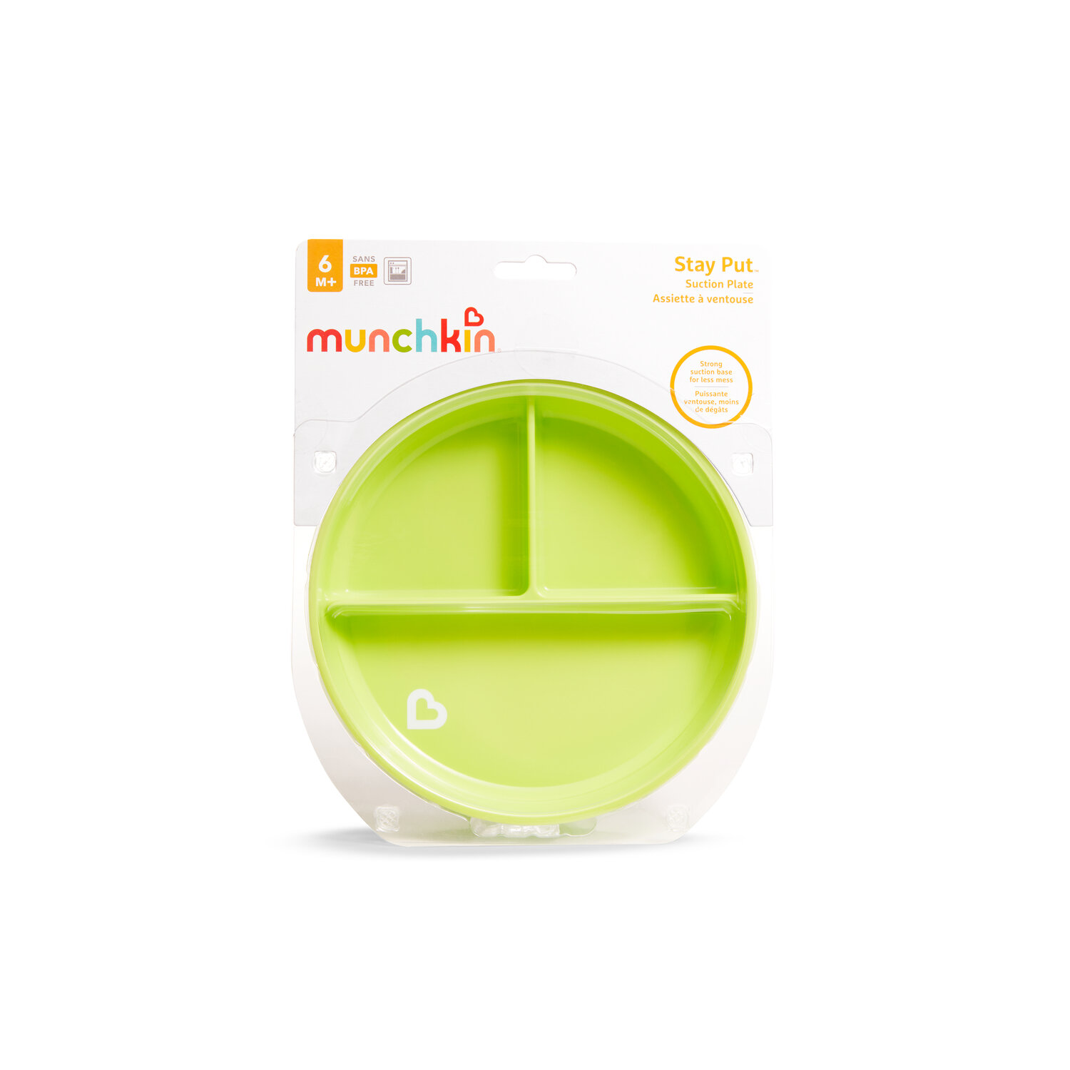 Munchkin 3 Pack Stay Put Suction Bowls with 6 Pack Soft Tip Infant