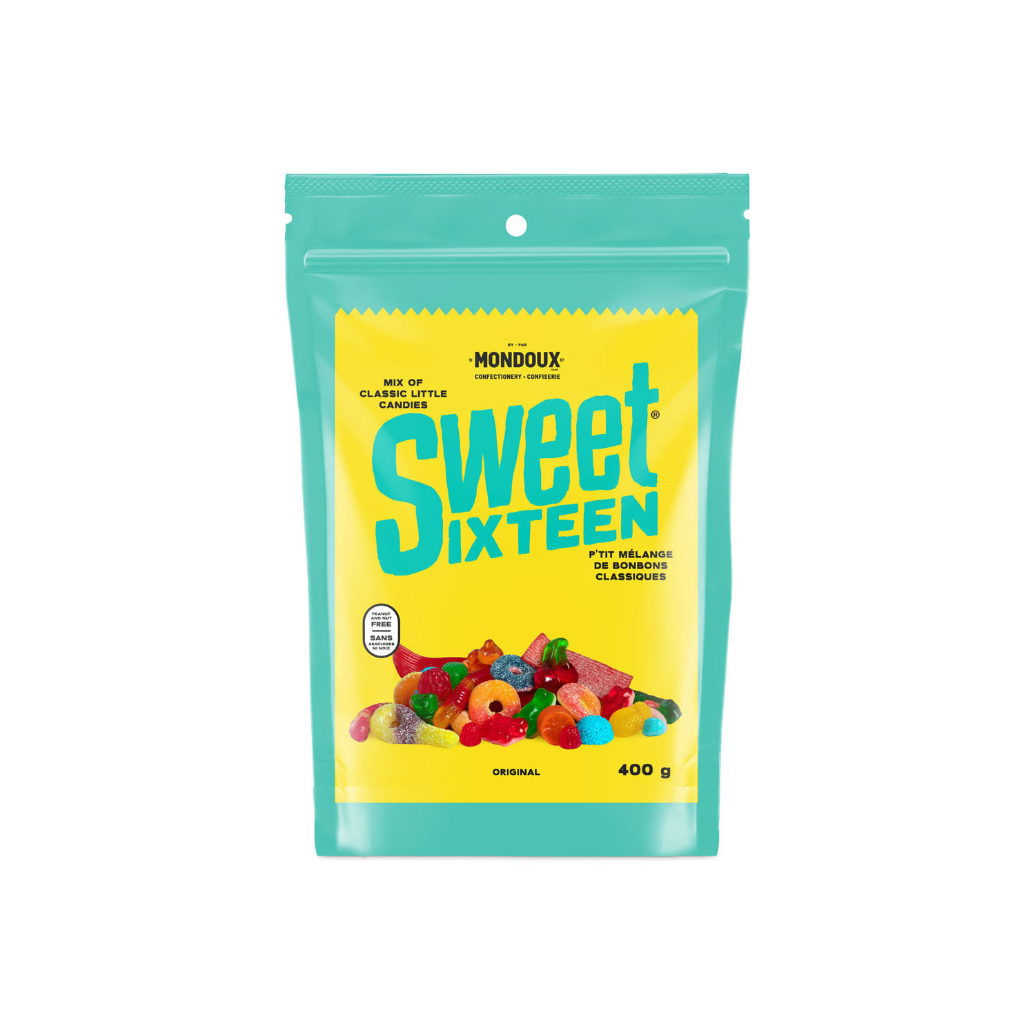 Sac de bonbons 1 kg - Sweet Sixteen Mondoux