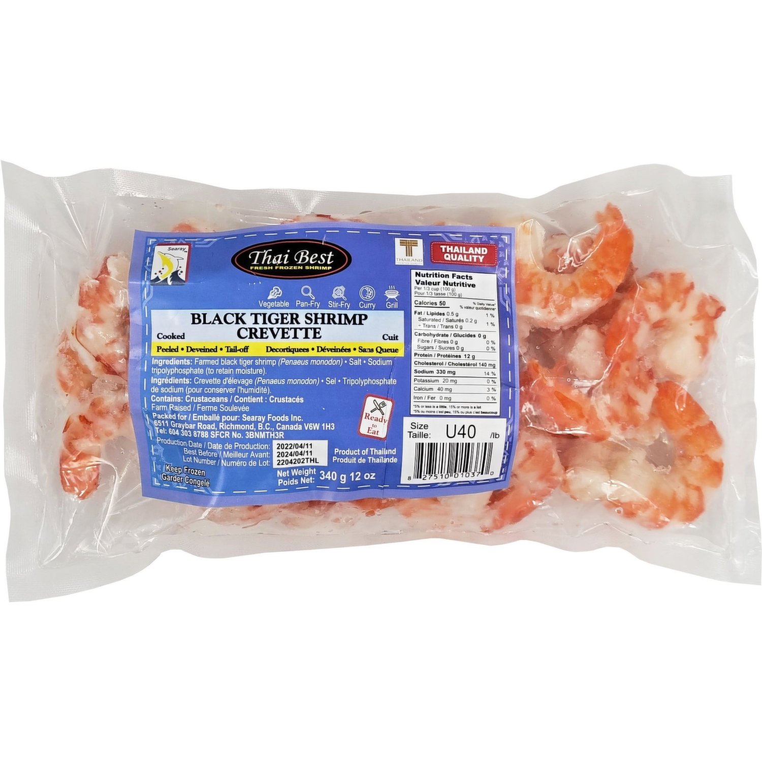 Mexican Extra Jumbo Shrimp, Block, Head-On, 20/30, 4 lb – Ocean Garden®  Products