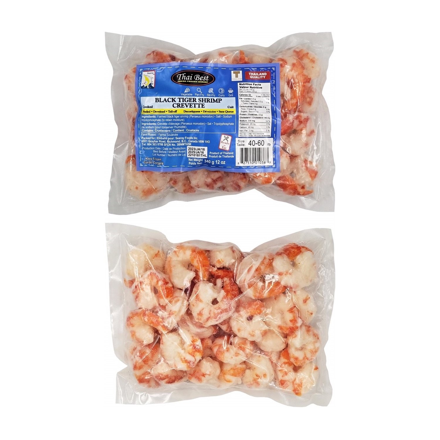 Mexican Extra Jumbo Shrimp, Block, Head-On, 20/30, 4 lb – Ocean Garden®  Products