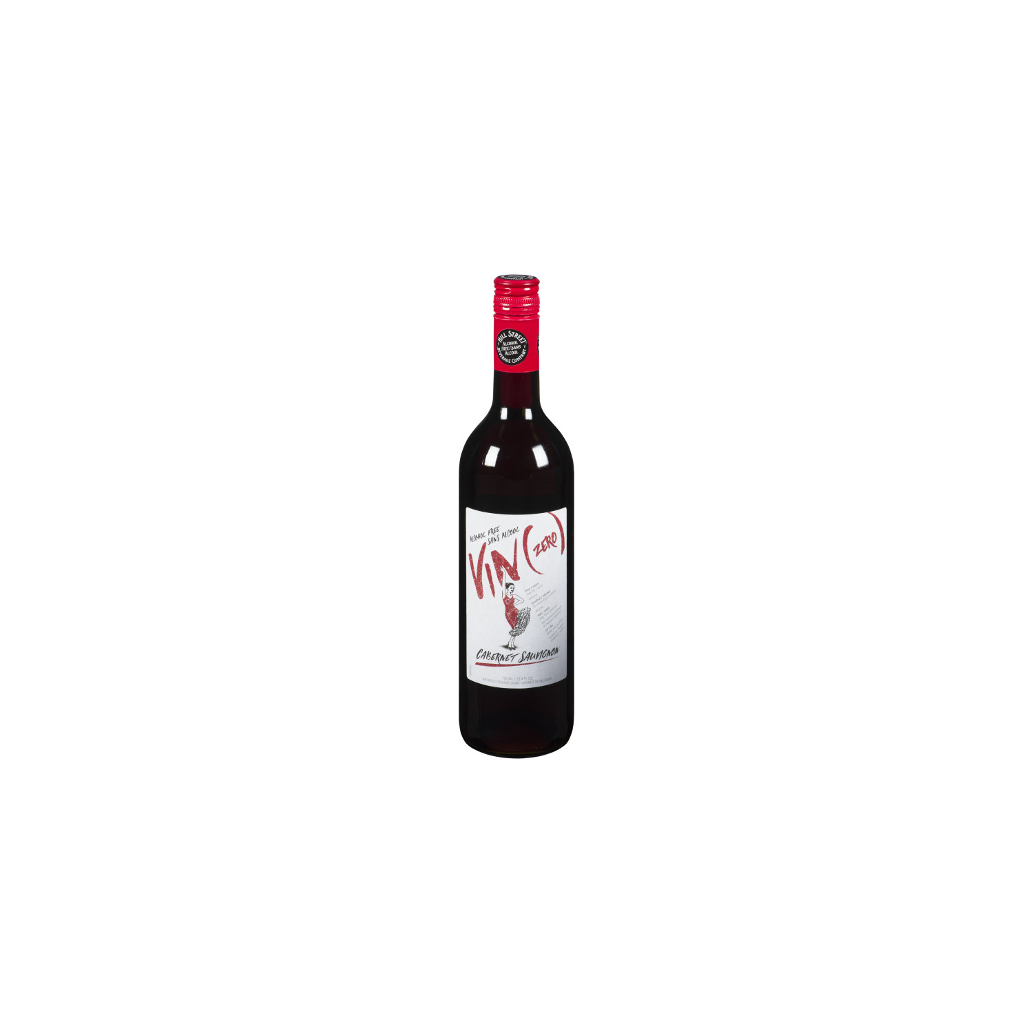 Vin Non Alcoholic Merlot, Red Wine Without Alcohol