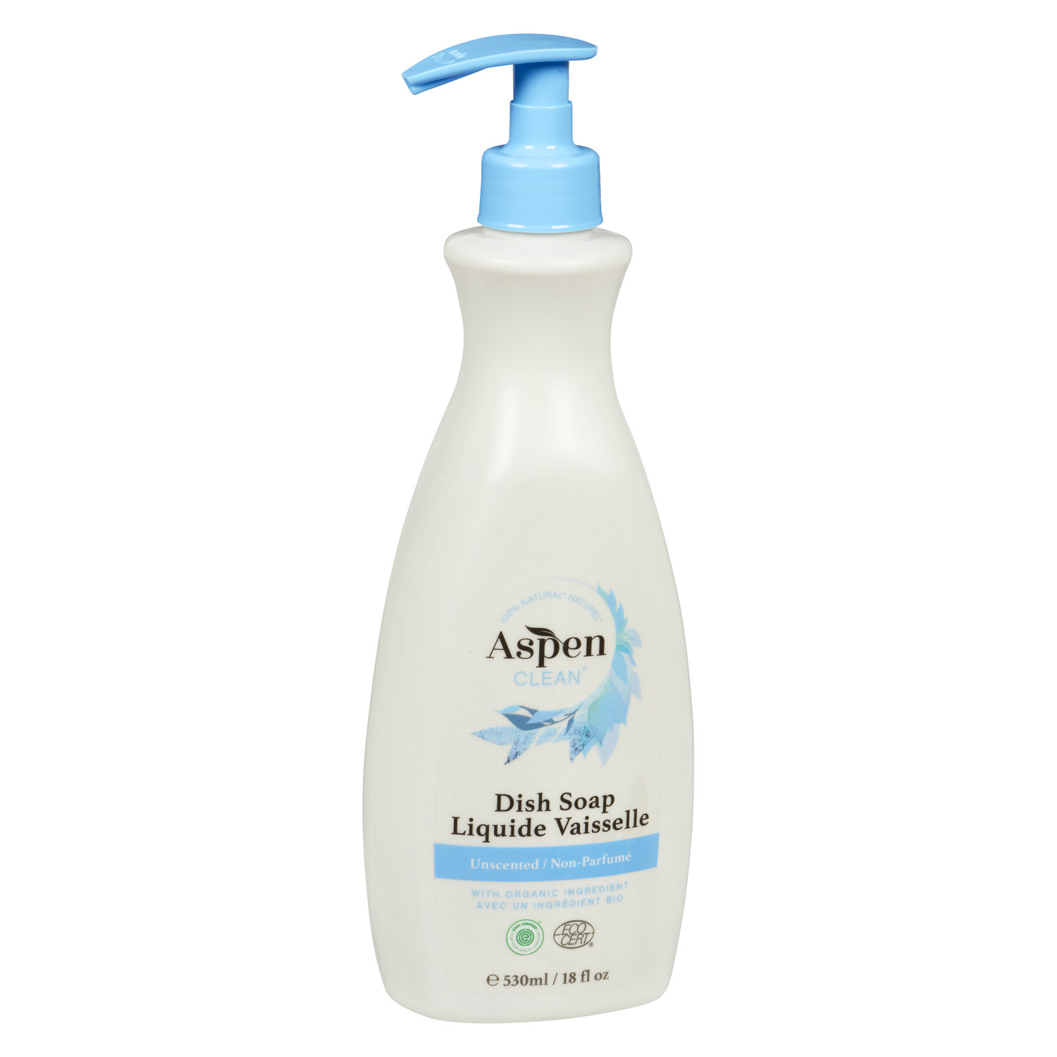 AspenClean Unscented Dish Soap Natural