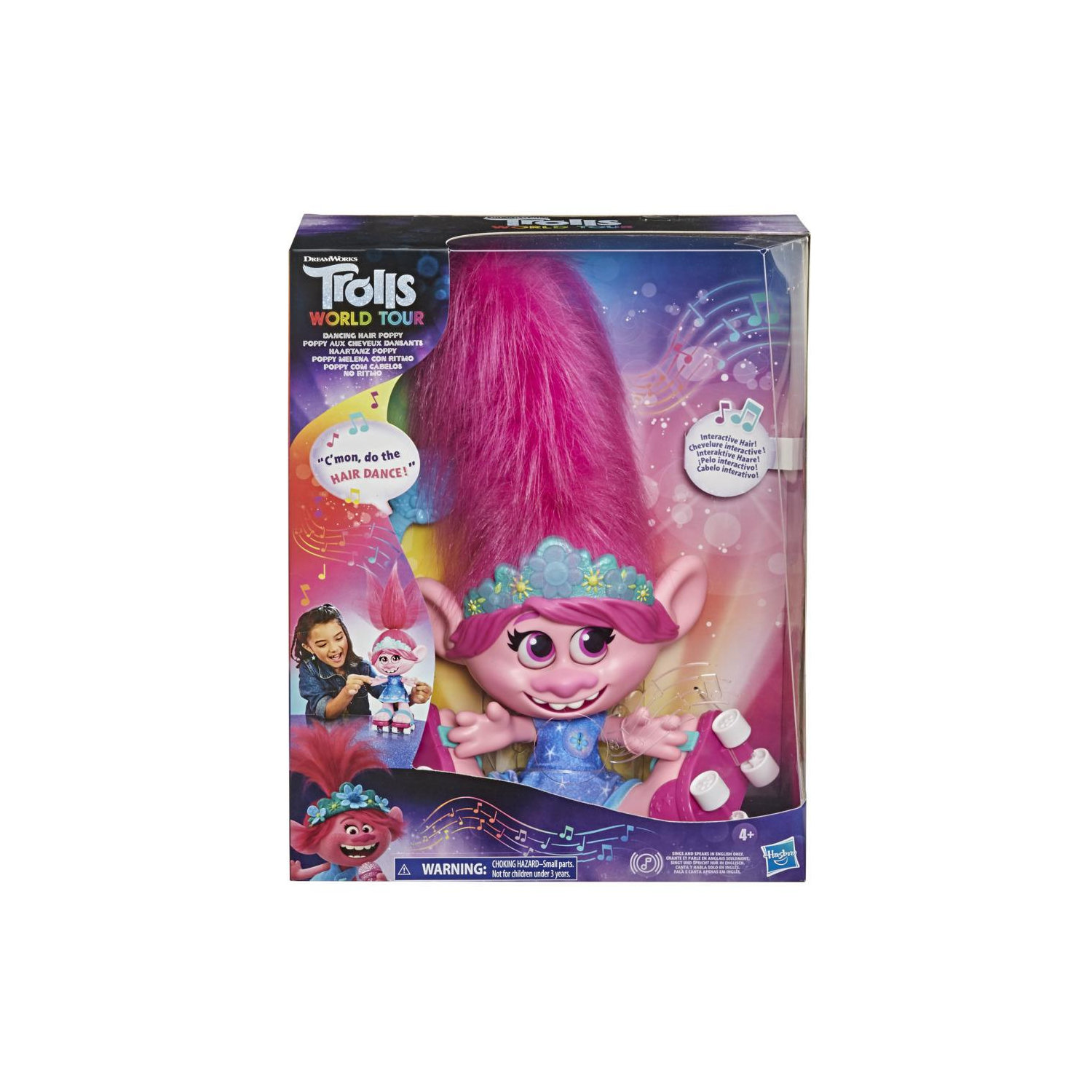 Trolls DreamWorks Trolls Topia Ultimate Surprise Hair Poppy Doll ...