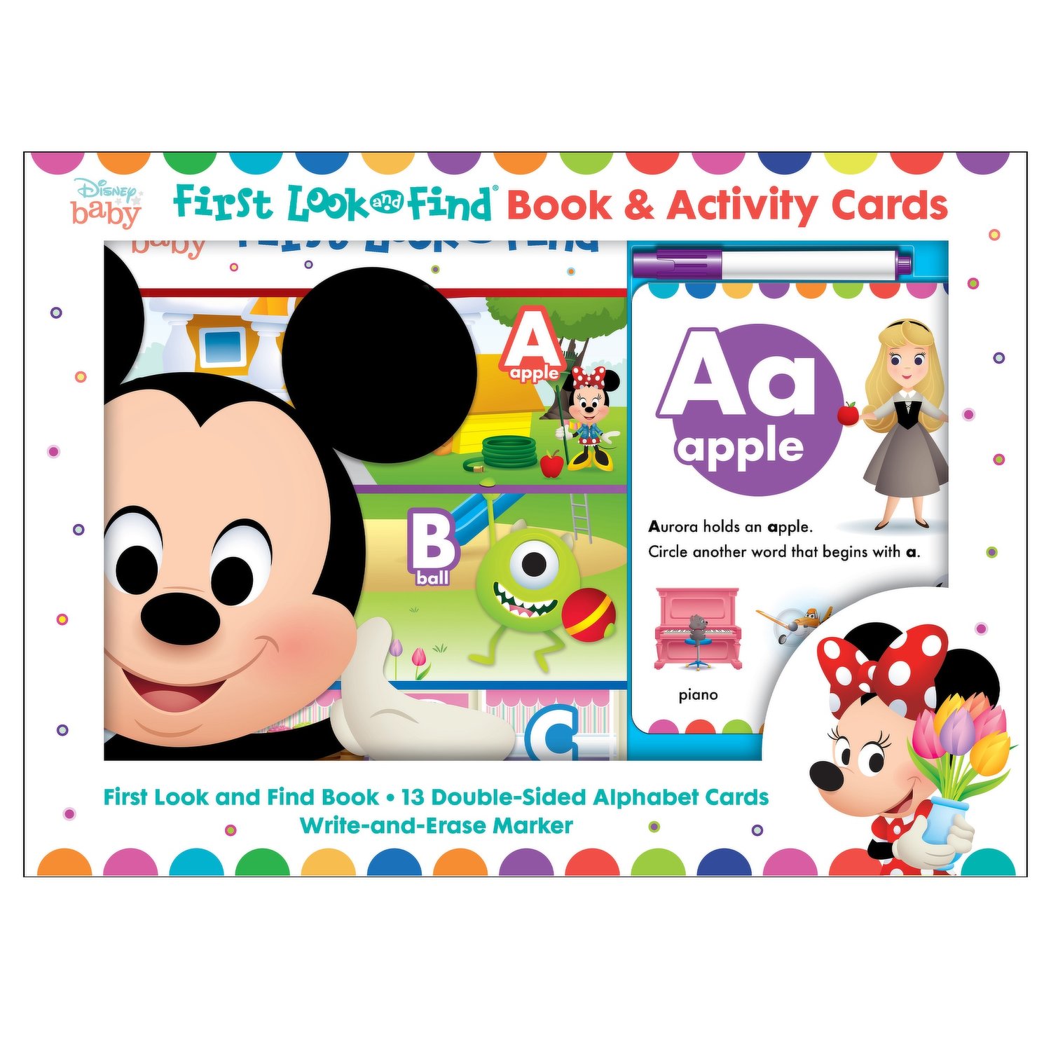 Disney Baby - First Look and Find Book & Activity Cards