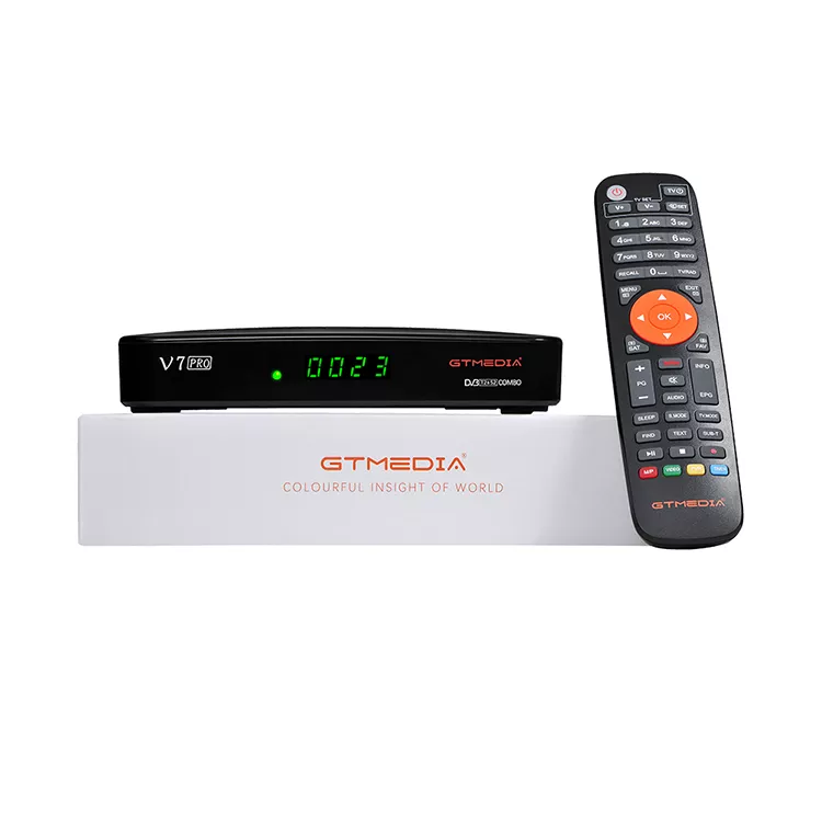 GTMedia V7 PRO Tuner DVBS-2, DVBT-2 H.265 HEVC,Wifi ,Cccam, softcam
