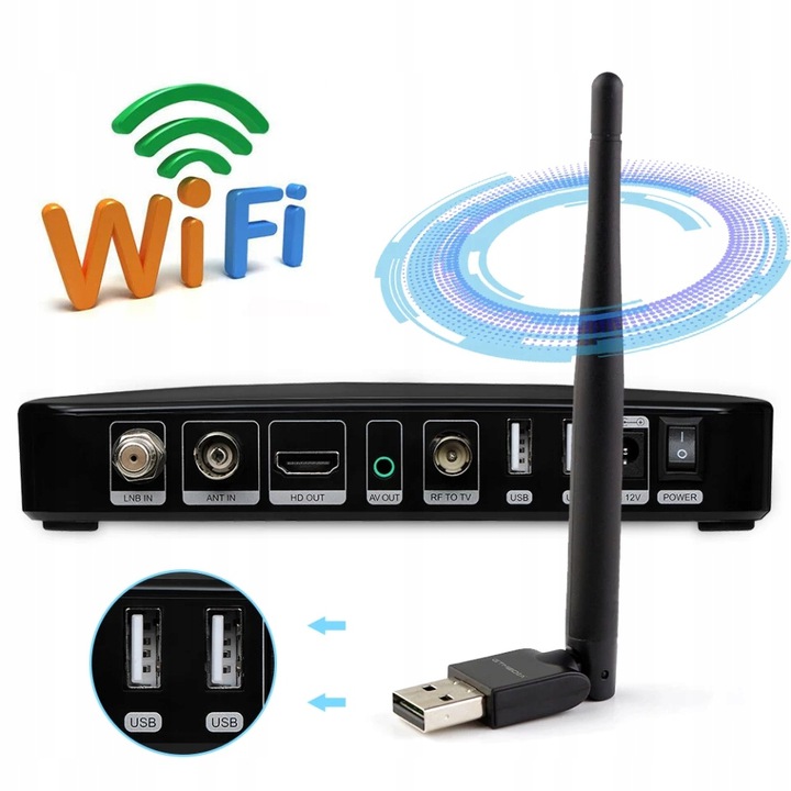 GTMedia V7 PRO Tuner DVBS-2, DVBT-2 H.265 HEVC,Wifi ,Cccam, softcam