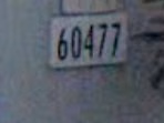 White plate with 5 digits — how it looks in GeoGuessr