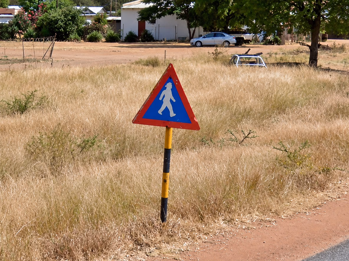 Botswana Blue Background Signs — how it looks in GeoGuessr