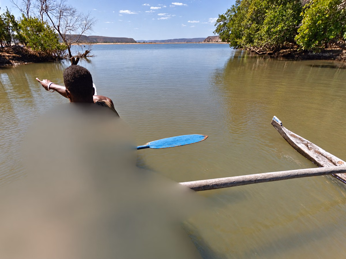 Madagascar’s Boat Trekkers — how it looks in GeoGuessr