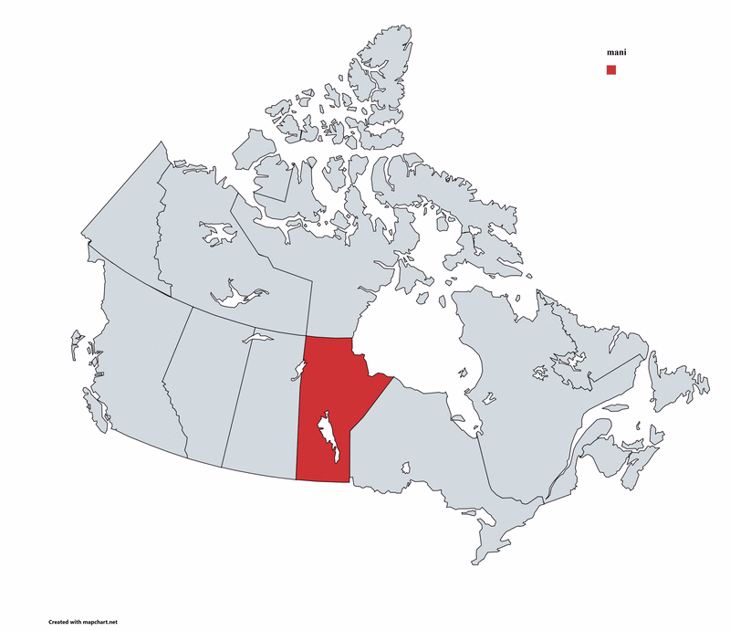 Manitoba signpost sticker