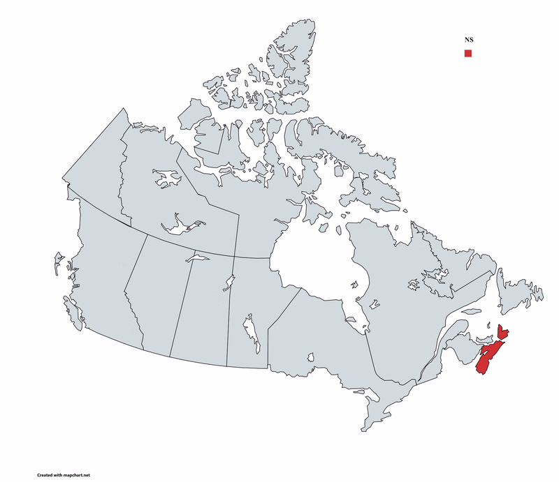 Nova Scotia blue highway