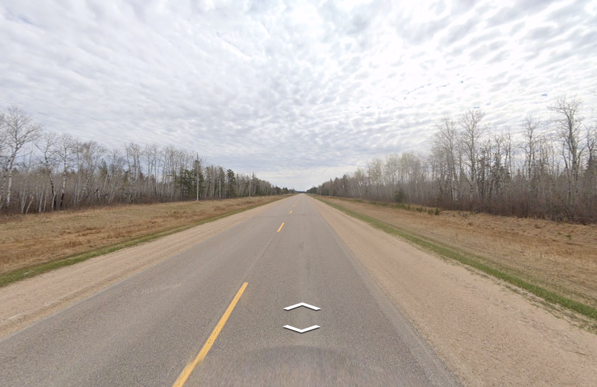 Manitoba - Gravel ditch — how it looks in GeoGuessr