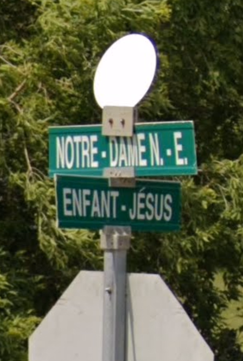 Manitoba - Sign clasp — how it looks in GeoGuessr