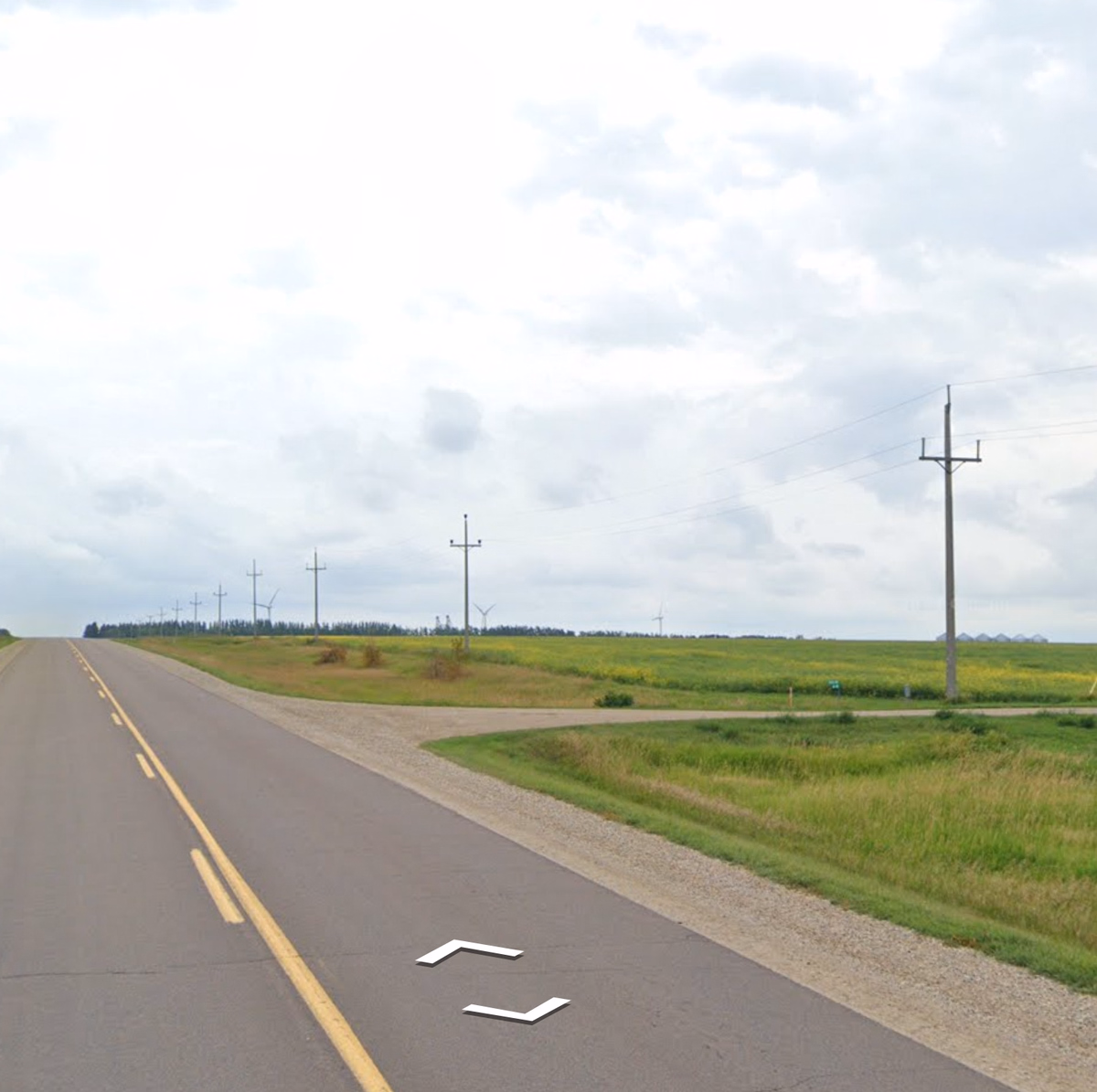 Manitoba - Trident poletop — how it looks in GeoGuessr