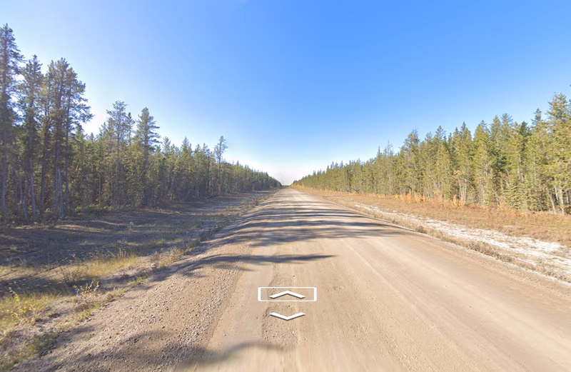 Northwest Territories - Unpaved roads — how it looks in GeoGuessr