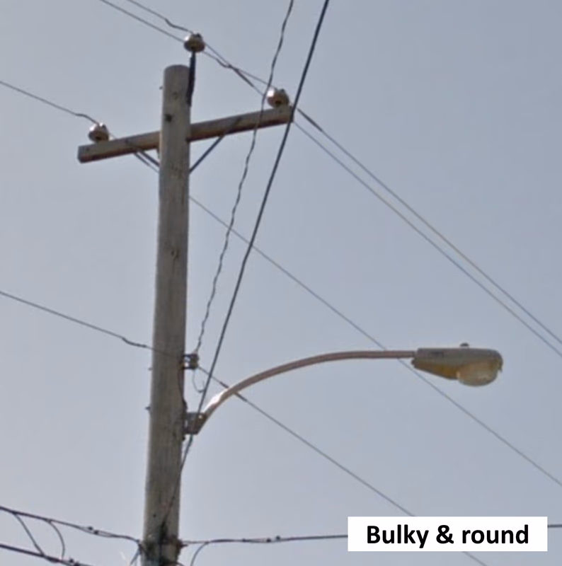 Nova Scotia - Short curved lamp — how it looks in GeoGuessr