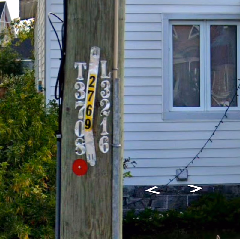 Ontario - Silver numbers — how it looks in GeoGuessr