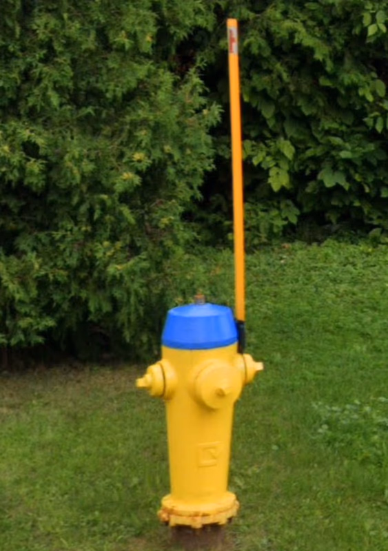 Ontario - Yellow fire hydrant — how it looks in GeoGuessr