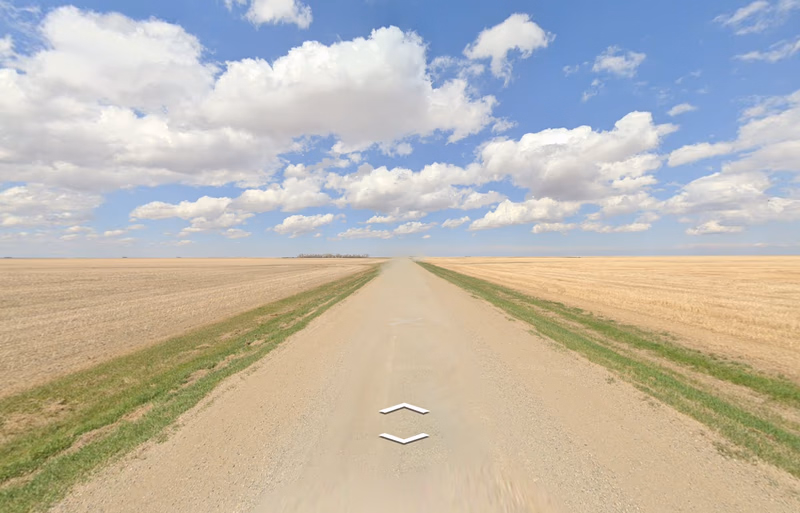 Saskatchewan - Extreme flatness — how it looks in GeoGuessr