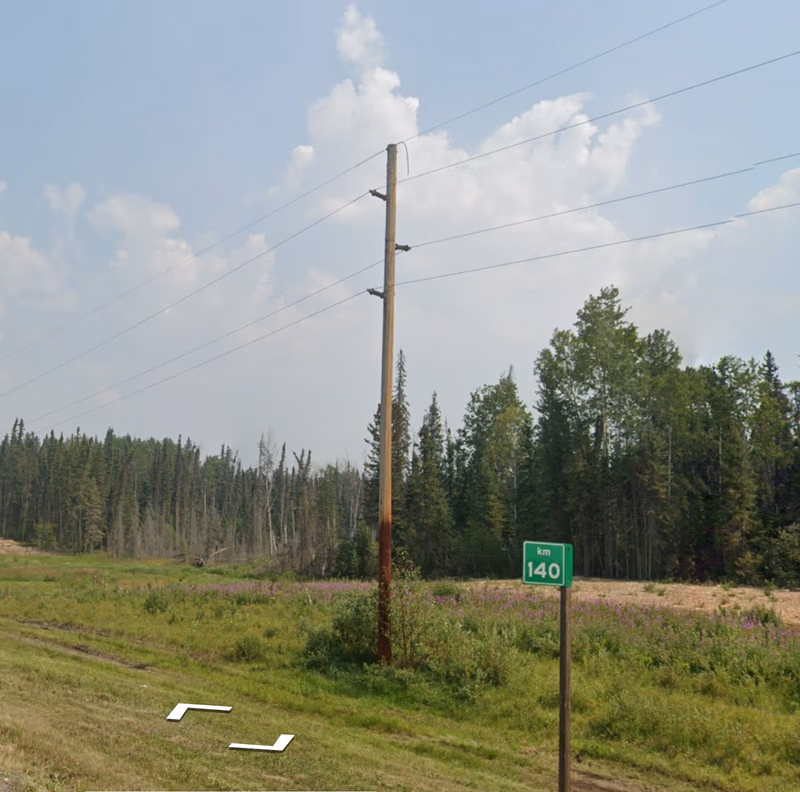 Saskatchewan - Rare poletops — how it looks in GeoGuessr