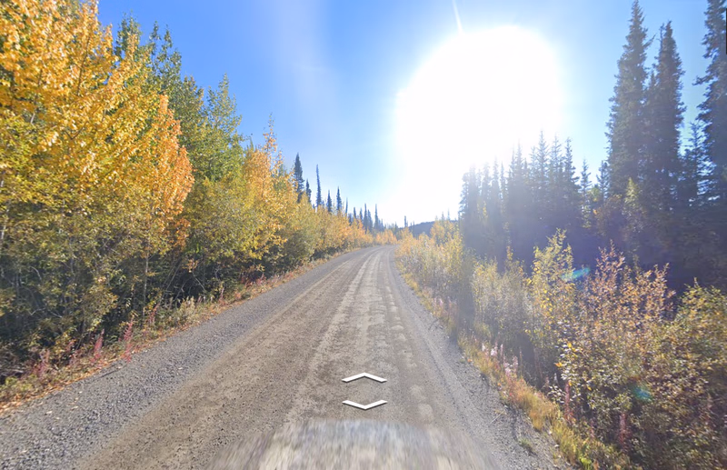 Yukon - Unpaved roads — how it looks in GeoGuessr