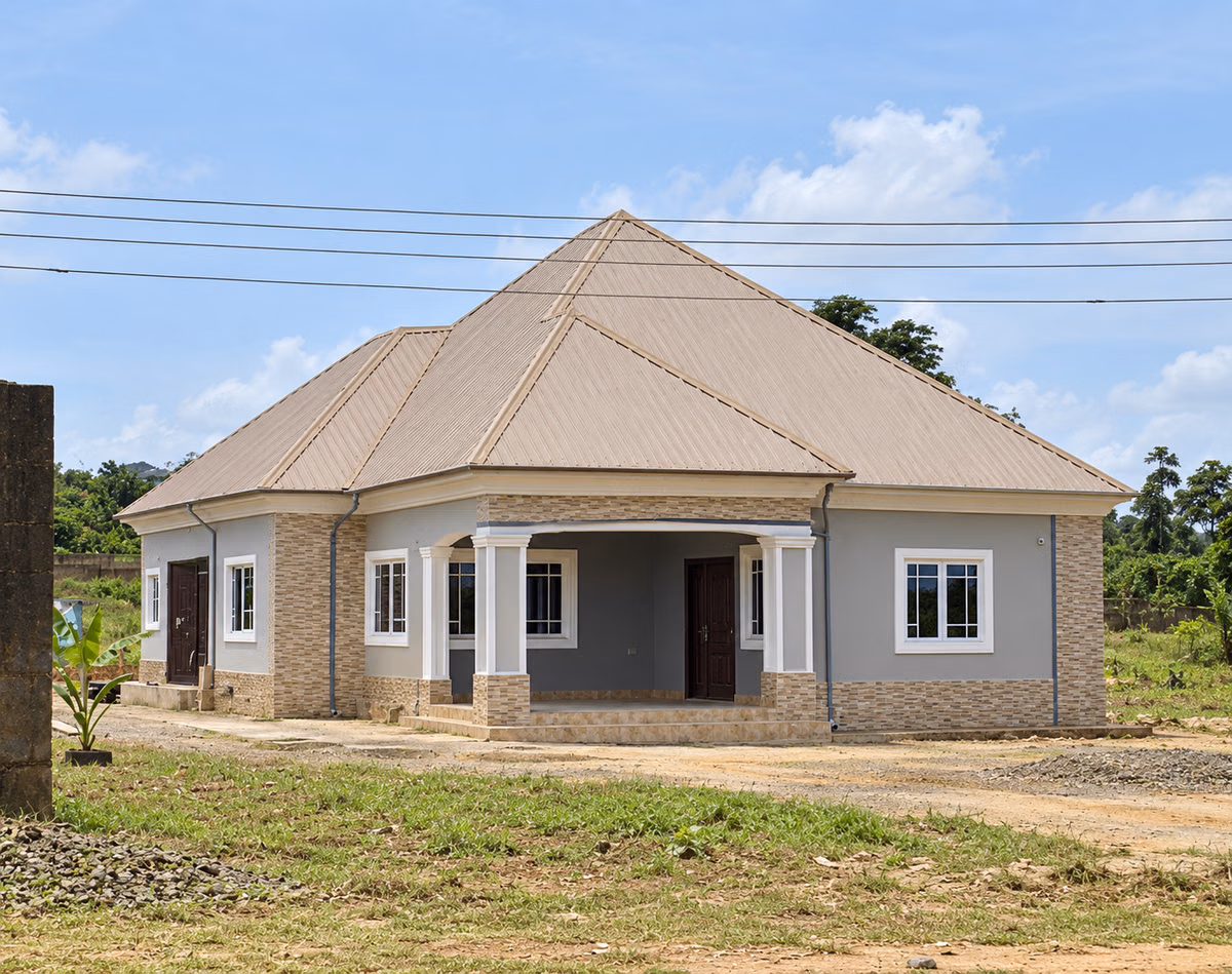 Nigerian Houses — how it looks in GeoGuessr