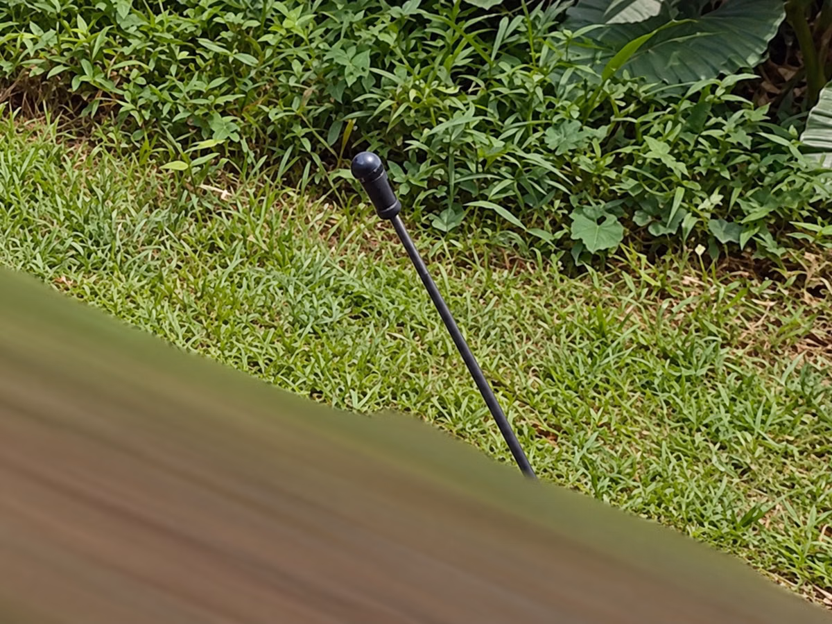 São Tomé and Príncipe Side Antenna — how it looks in GeoGuessr