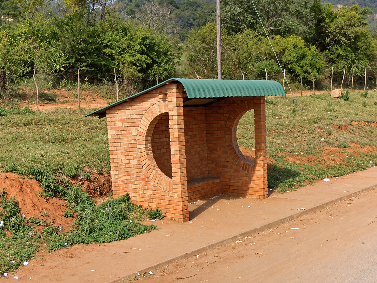 Eswatini’s Unique Bus Stops — how it looks in GeoGuessr