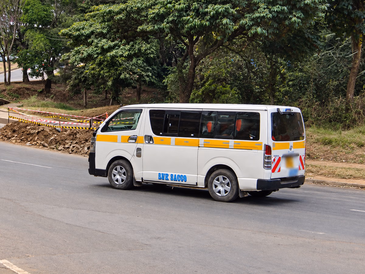 Kenyan Taxi Vans — how it looks in GeoGuessr